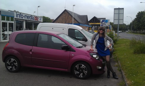D and our Twingo which we dubbed Amelie.