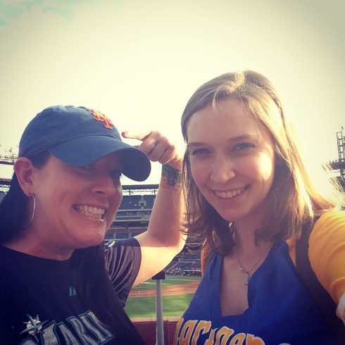 One Mariner fan and one Mariner/Met fan.