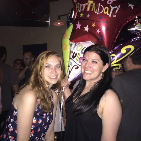 Don't entirely remember this picture from our bday celebration.